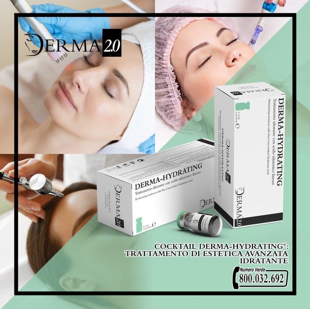 کوکتل مزوتراپی آبرسان درمان کامل مرطوب‌کننده پوست برند درمادو("Derma Hydrating")