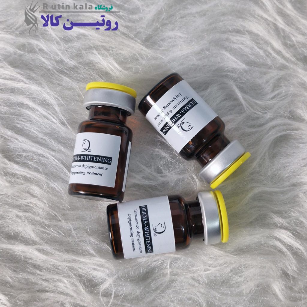 کوکتل مزوتراپی روشن کننده و ضد لک پوست برند درمادو (Derma-Whitening)