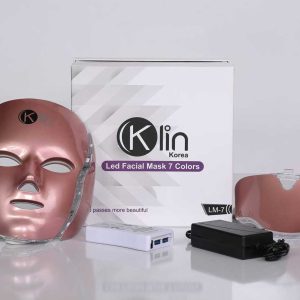 دستگاه جوانساز و روشن کننده پوست ماسک صورت وگردن مدل نقابی برند(“klin”)