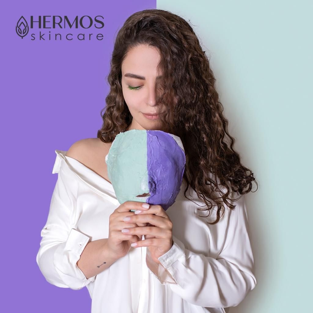 ماسک گچی مادلینگ سفت کننده پوست اسطخودوس هرموس (Hermos)