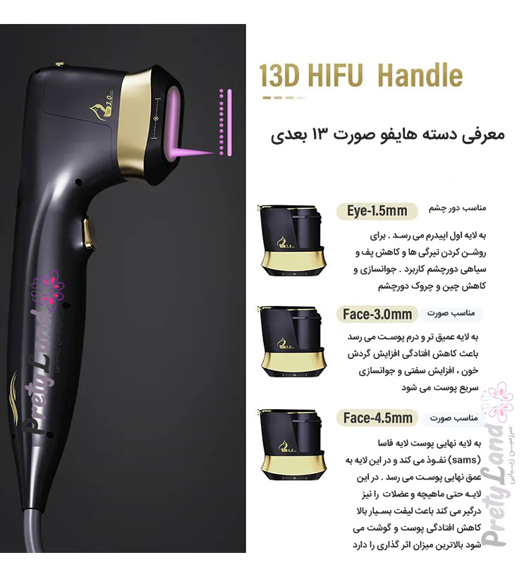 دستگاه هایفو الترا گلد 22 بعدی، جوانساز و لیفت غبغب و صورت