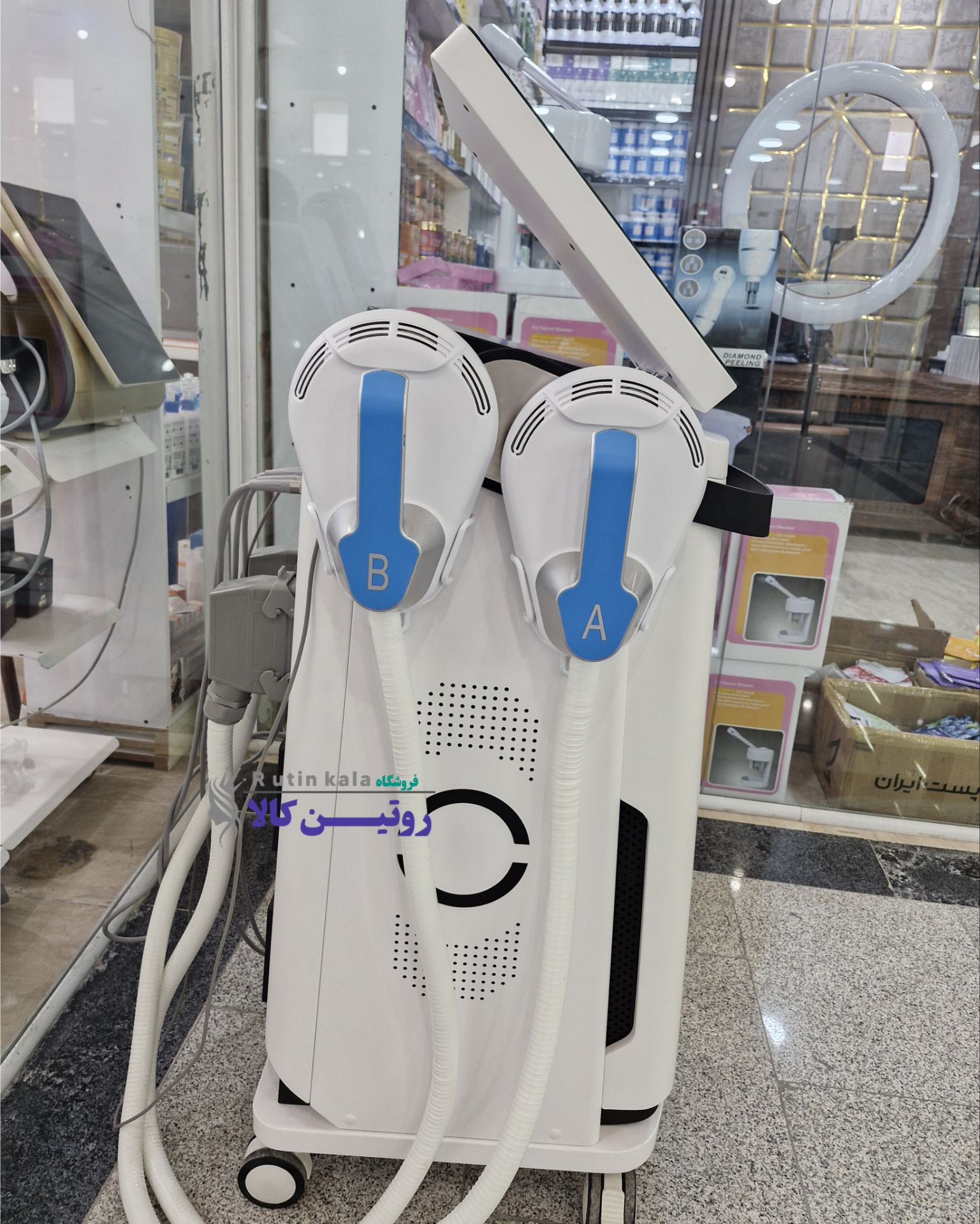 دستگاه لاغری دوکاره بدن و صورت EMSSlim