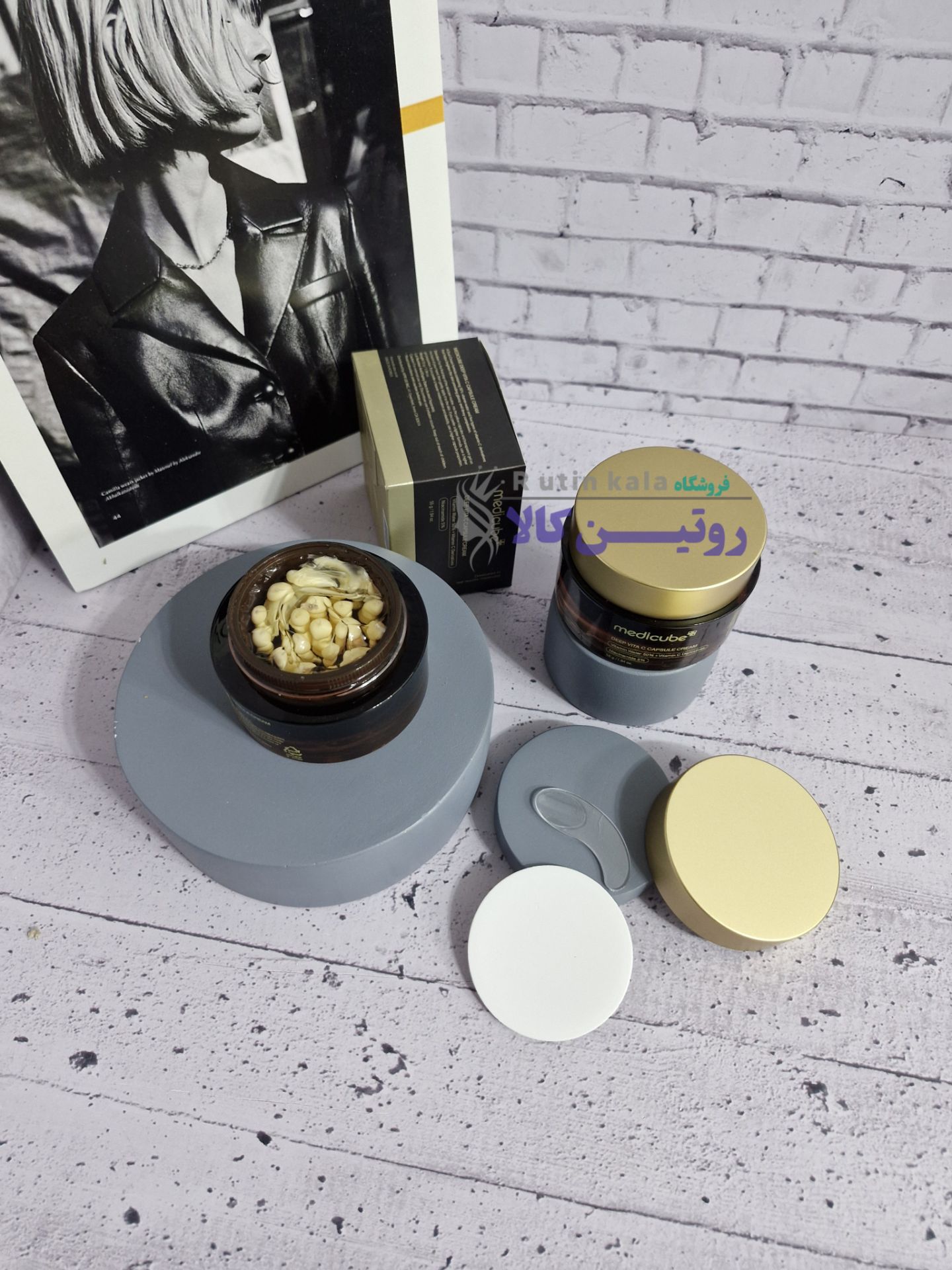 کرم کپسولی ویتامین سی مدی کیوب C اصل