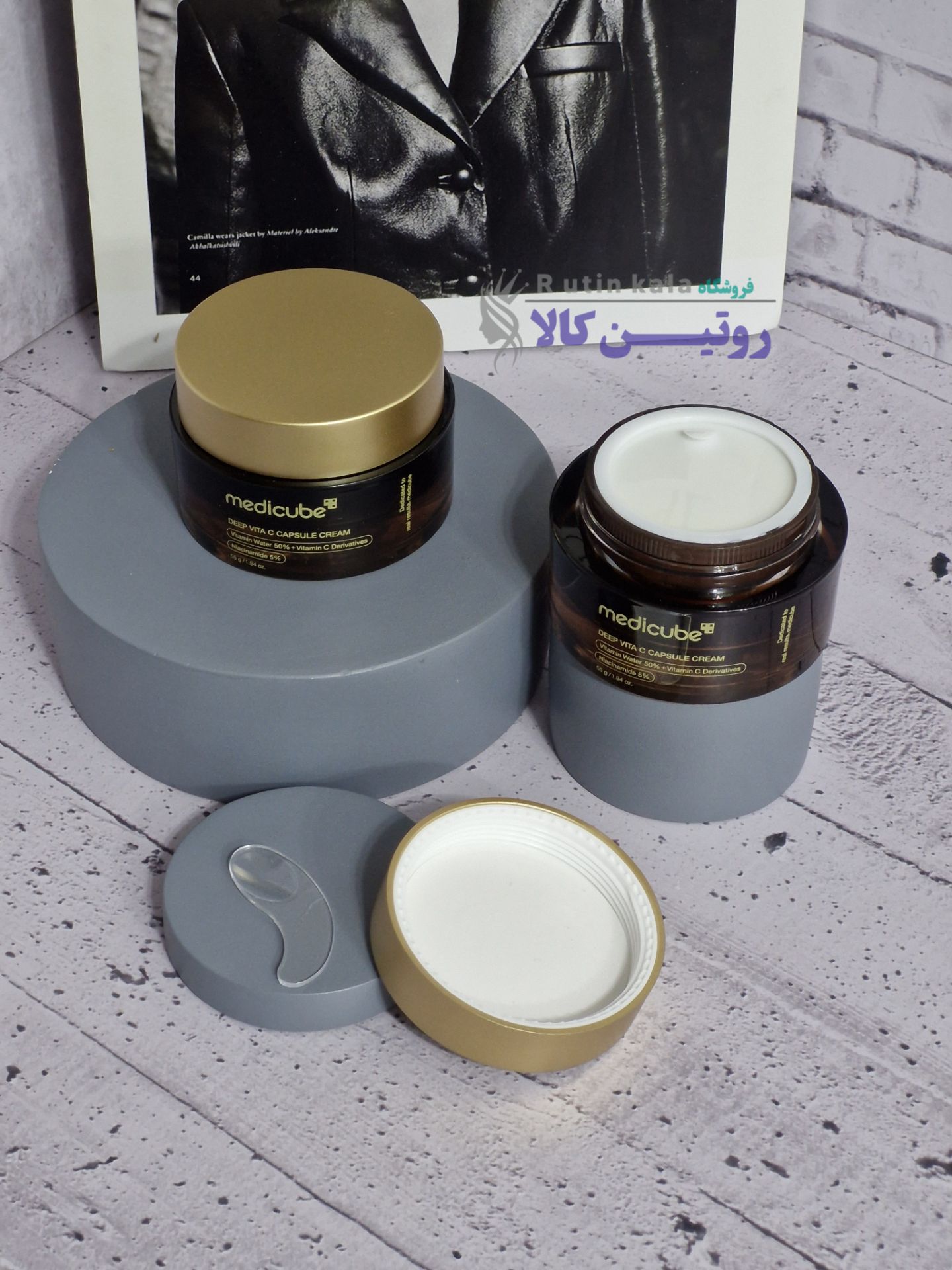 کرم کپسولی ویتامین سی مدی کیوب C اصل