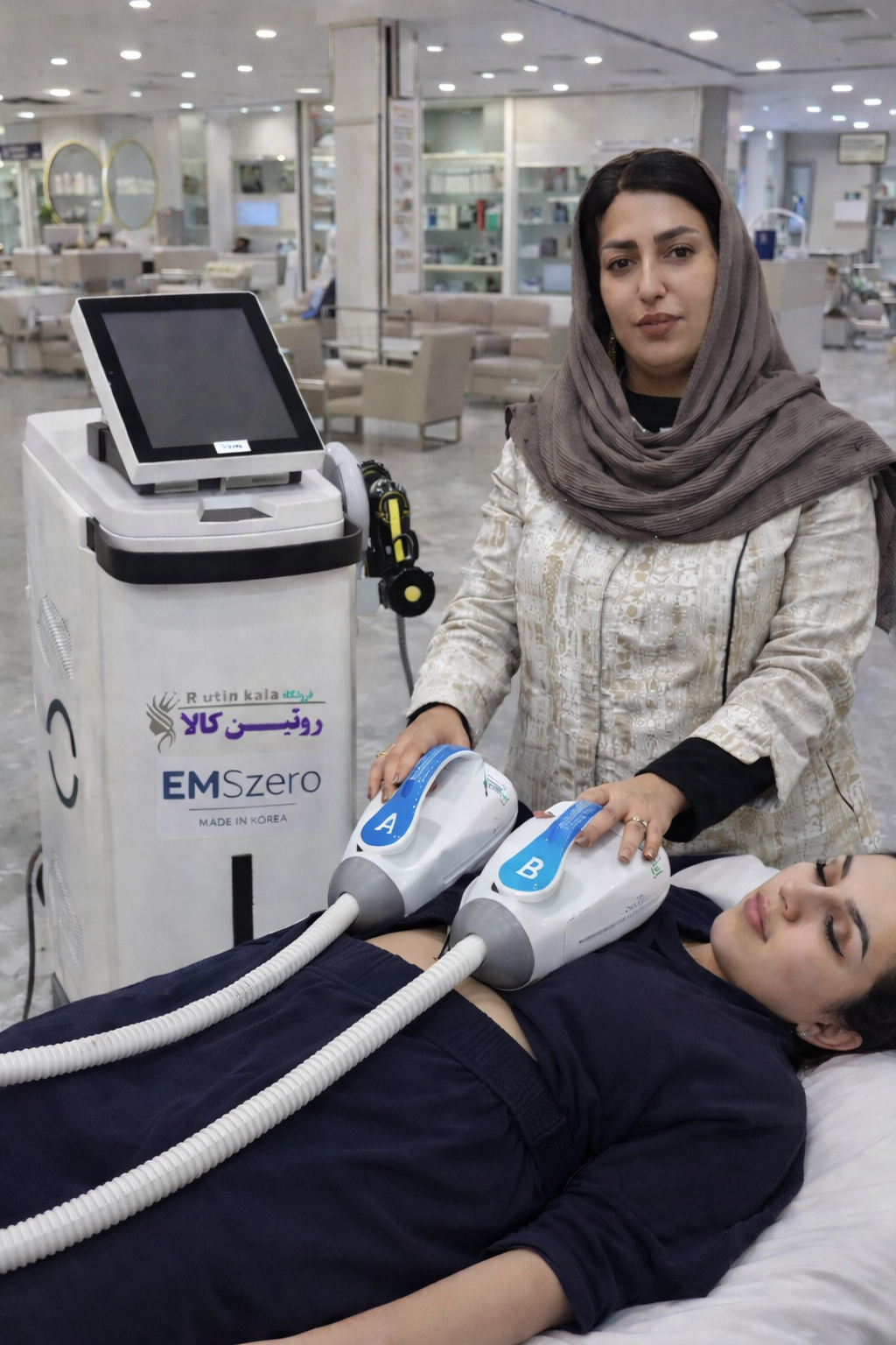 دستگاه EMS ZERO PRO لاغری و عضلهسازی همزمان بدن و صورت