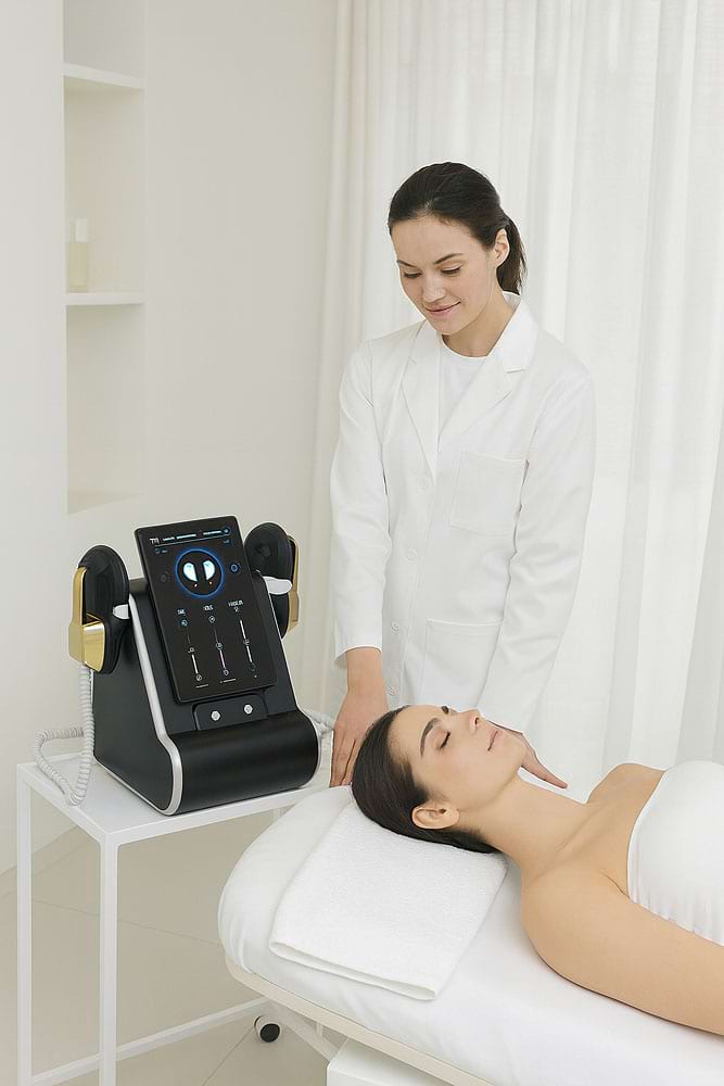 بهترین روش لاغری شکم با EMS