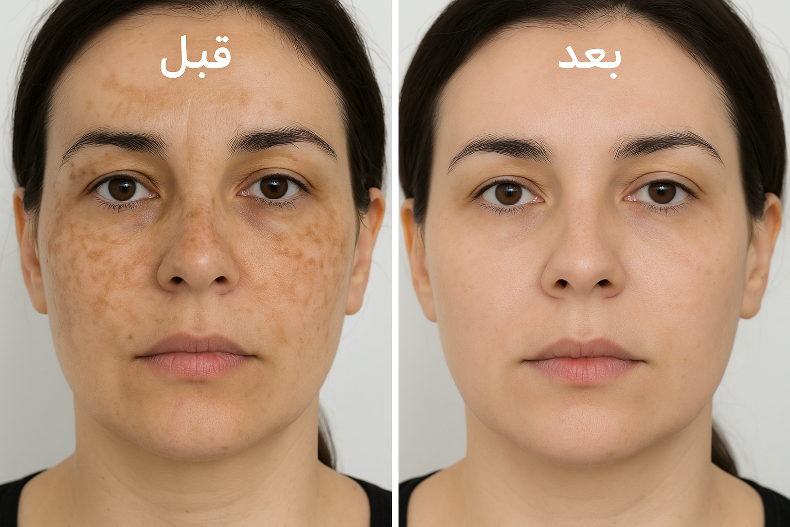 قوی‌ترین روش درمان لک‌های بسیار شدید بررسی علمی کوکتل فیوژن F-MELACLEAR