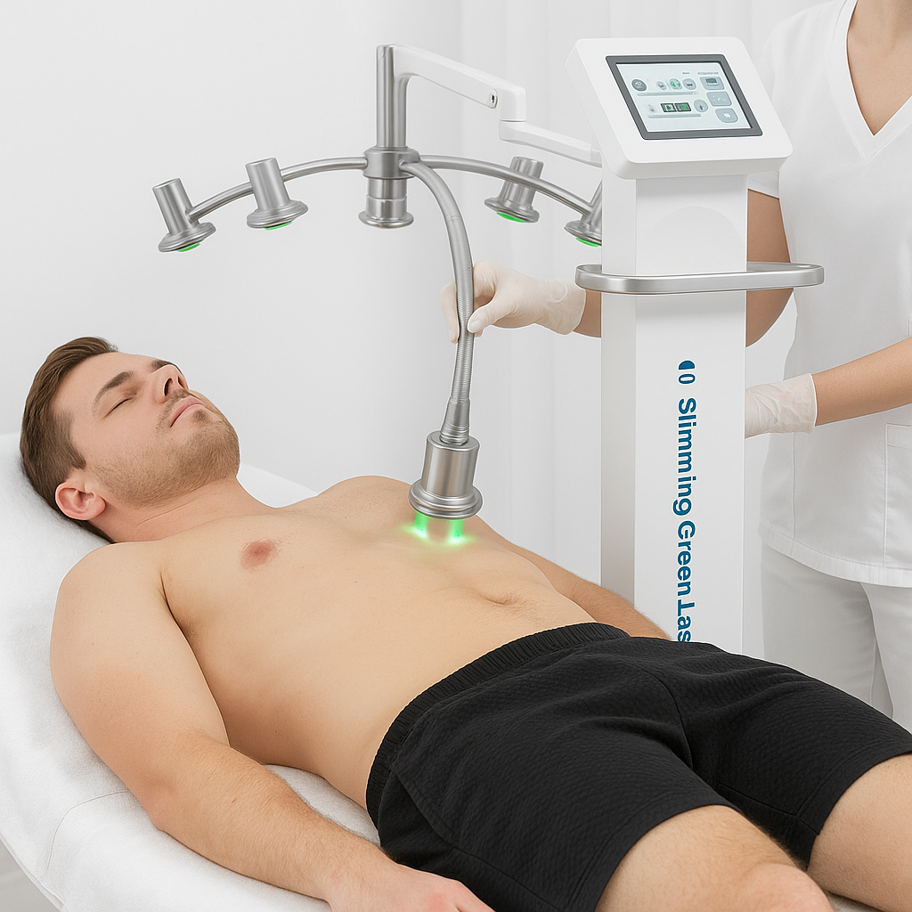 دستگاه لیزر سبز ۶ بعدی لاغری بدن (532 نانومتر)